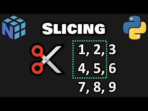 Slicing in NumPy is easy! ✂️