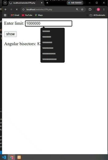 php | Euler project 'Angular Bisectors' | CodeLearning