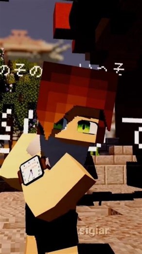 Beautiful Japanese & Chinese funny dance - minecraft animation #shorts