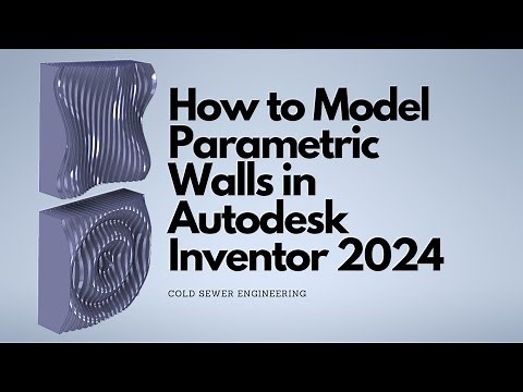 How to Model Parametric Walls - Autodesk Inventor 2024