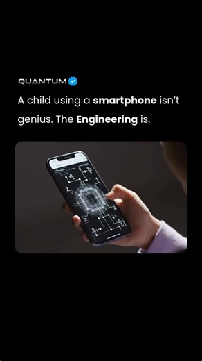 Quantum Enigma | Future of AI & Tech on Instagram: "A four-year-old can swipe, tap, zoom, and navigate a device that took thousands of people decades to perfect. That doesn’t mean the child understands technology. It means the technology understands humans. Behind every “easy” app are layers you never see cognitive psychology, human error modeling, interface abstraction, and systems designed to fail safely. Complexity doesn’t disappear. It gets hidden. Great engineering doesn’t ask users to thin