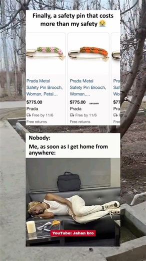 A safety pin 😂 #memes #funny #trending #sarcasm #usa
