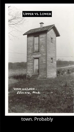 Two-Story Outhouse, Edmore c.1915 🚽