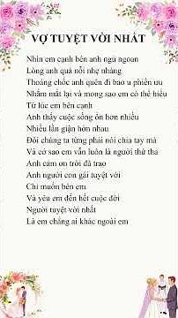 Vợ tuyệt vời nhất #loibaihat #nhacdamcuoi #lyrics #nhachay #shorts