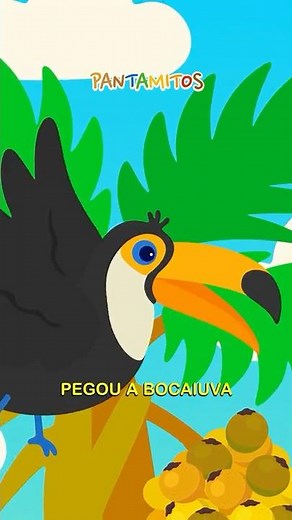 Toco Toucan | Nursery Rhymes - @pantamitos #shorts #childrensmusic #childrensdrawing #toucan
