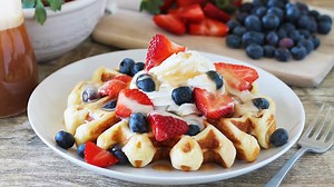 How to make perfectly easy homemade waffles