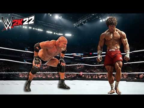 Goldberg vs. Dangerous Kosuke (WWE 2K22)