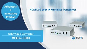 VEGA-1100, HDMI 2.0 over IP Multicast Transceiver, with SDVoE Functionality
