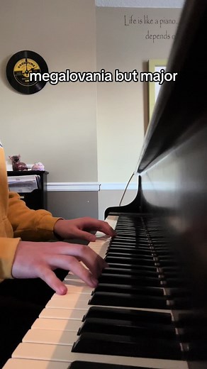 Creative Piano Rendition of Megalovania in Major Key