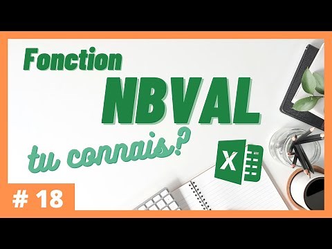 #18 - Tu connais la fonction NBVAL? | Excel
