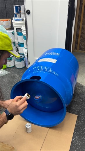 Mordecai Lopez on Instagram: "Hopefully nothing leaks 😅 | Putting pressure tank together 😬 #building #asmr #plumbing #construction #diy #reels"