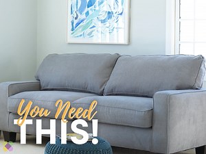 Stressing over the sofa? Try this fan-favorite with over 1,300 reviews! It’s easy to move, inexpensive, soft, and durable. #YouNeedThis https://www.wayfair.com/s51df5a2G6 | Wayfair