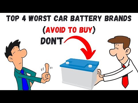 Top 4 Worst Car Battery Brands (Avoid to buy these) / Which brand of car battery is the worst?