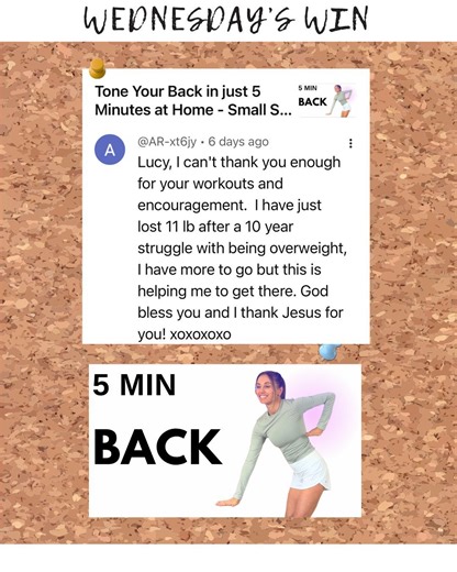 Tone Your Back in just 5 Minutes at Home - Small Space Workout | Lucy Wyndham-Read