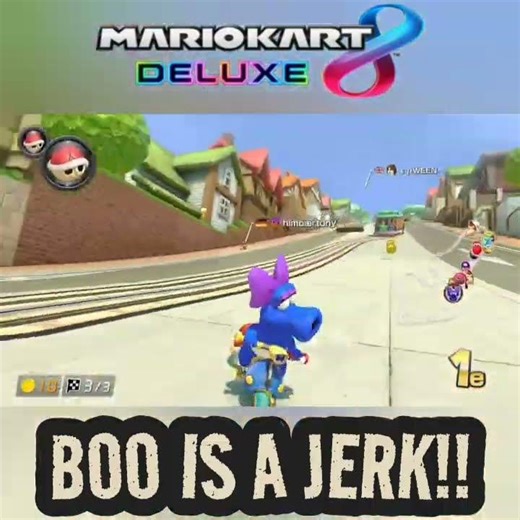 BOO IS A DESTROYER OF WORLDS (Mario Kart 8 Deluxe) #nintendo #switch #mariokart #mk #mk8