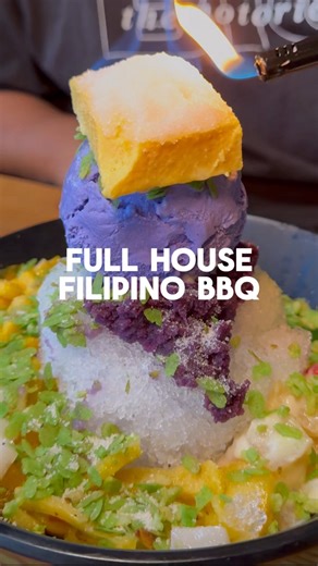 15K views · 99 reactions | Vegas Filipino feast @fullhousebbqlv Me and my friend @bobbyg.eats bonded over XL lumpia, flaming halo-halo, and all the legit filipino flavors in Vegas Full House Filipino BBQ 9890 S Maryland Pkwy Las Vegas, Nevada #filipinoamericanhistorymonth #foodreels | The Tastebud | Facebook