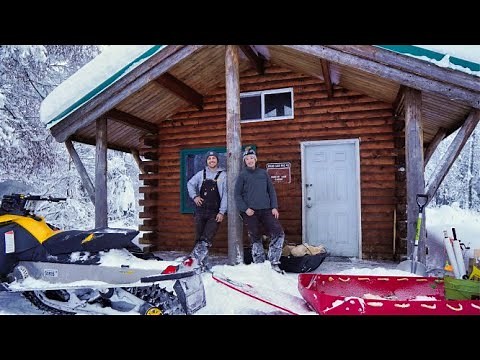 Night Fishing + Poor Man's Lobster Rolls | Alaska Lakeside Public Use Cabin
