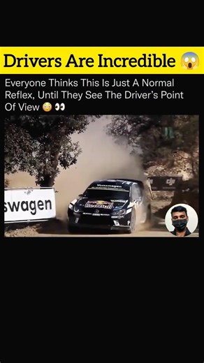 Why ELITE Rally Drivers React Faster Than You #shorts #racing #technology #drivers #motorsport