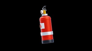 3D Animation of Fire Extinguisher