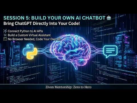 Build an AI Chatbot in 30 Minutes Using OpenAI API | Python Beginner Project | Session 05
