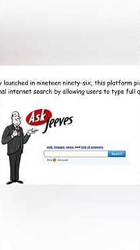 Ask Jeeves Explained In Under 2 min #shorts #fyp #viral #searchengine