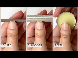 My weekly natural nail routine when not wearing polish. 3 Steps, long lasting results.