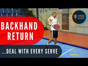 How to hit the BACKHAND RETURN in padel!