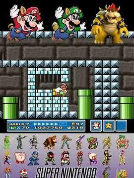 Super Mario Bros 3 World 7-5 #supermariobros #supermario #smb3 #mario #luigi #snes #supernintendo
