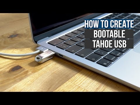 How to Create a Bootable Tahoe USB to ReInstall MacOS
