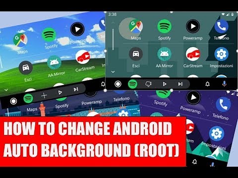 How to change Android Auto background (root)