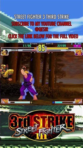 STREET FIGHTER 3 THIRD STRIKE: Pupstar VS QesirYT SHORT