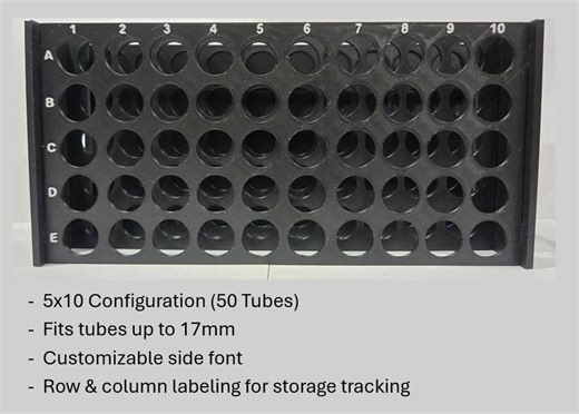 Test Tube Rack - Holds 50 Tubes - Etsy