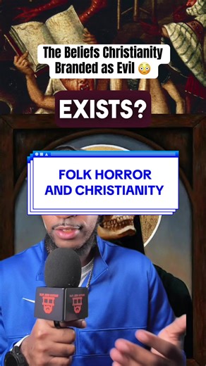 Folk horror isn’t just about cults, witches, or pagan rituals. It’s about belief systems that existed before Christianity and what happened when they were labeled evil instead of sacred. ⛪️👹👺🛐 From The Witch to Midsommar to The Wicker Man, these films tap into ancient traditions, nature worship, fertility rites, and old gods that the church rebranded as demons. What we now call “folk horror” is really cultural memory stories about what was buried, rewritten, and condemned when one faith took 
