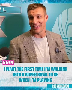 8.5K views · 118 reactions | That's confidence. Former New England Patriots TE Rob Gronkowski -Gronk talks about how he wanted to pass on attending a Super Bowl because he wanted his first time to be as a player. | NFL on FOX | Facebook