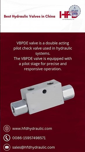 DOUBLE ACTING PILOT CHECK VALVE – VBPDE | HFD Hydraulic #hydraulicvalve