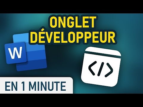 Show Developer Tab in Word