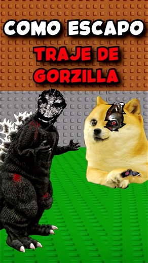 COULD YOU ESCAPE THE MAN IN THE GODZILLA SUIT!?☠️😰 #shorts