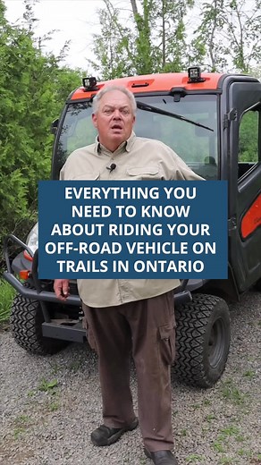Rules for Driving Off-Road Vehicles on Public Trails in Ontario