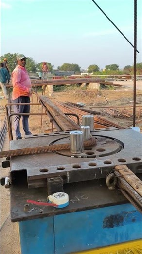 How to bend steel on bar bending machine 🤫