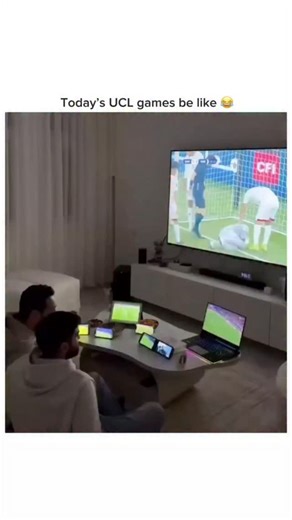 Footorra | Football on Instagram: "😂 All Champions League games are being played at the same time today because it's the final round of the new league-phase format. UEFA wants to make sure no team has an advantage by knowing other results before they play. This setup also adds drama, with every goal across Europe happening at once and affecting qualification. Fans get a "final-day" atmosphere, where the tension is shared in every stadium and all the stakes are decided together. . . . #champions