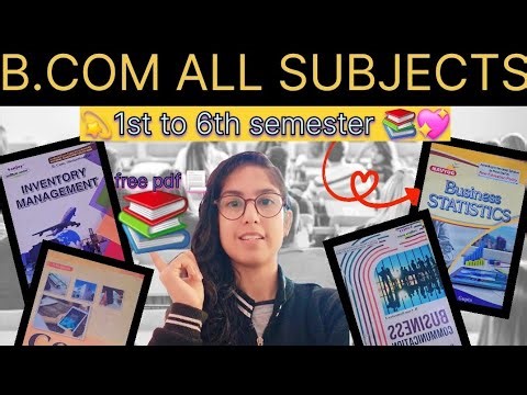 1st semester to 6th semester subjects 📚 💯 in B.COM 💖 2025-2026 #ccsuniversitymeerut #college #exam 