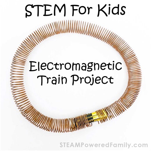 Build an Electromagnetic Train Project
