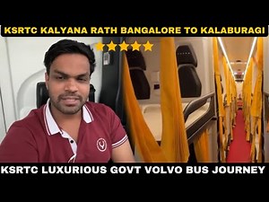 KSRTC Kalyana Rath Volvo 9600 Bangalore to Kalaburagi Full Interior Tour | Multi Axle AC Sleeper Bus