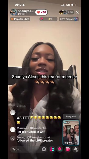 #shaniyaalexis #shaniyaalexisclips | alexis serves tea