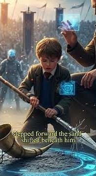 “Human Veteran Faces Disabled Alien Boy — Arena Falls Silent”