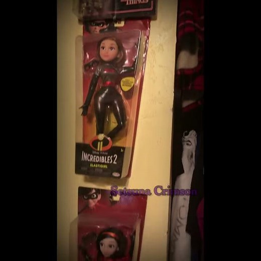 MY incredibles dolls, ElasticGirl ( Helen Parr ) , InvisibleGirl ( Violet Parr ) & Edna Mode