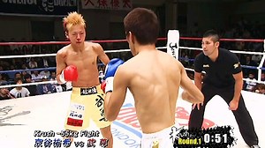 日本踢拳王者武尊的黑历史，全场被暴打，一个回合都撑不了。