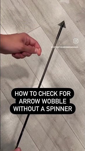 SPIN TESTING Arrows | How to Spin Test Arrows WITHOUT TOOLS