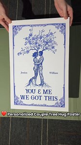 2.6K reactions · 135 shares |  Romantic Wall Art-Personalized Couple Tree Hug Canvas Order Herehttps://www.doyobest.com/products/10052214194493 #DoyoBest #gift #Personalized #Couple #Love #Canvas | DoyoBest | Facebook