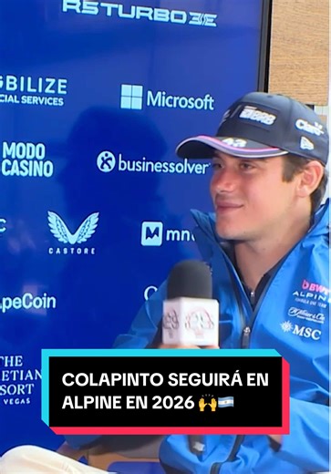 Franco Colapinto seguirá en Alpine para 2026